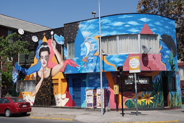 Bellavista地区の壁画アート