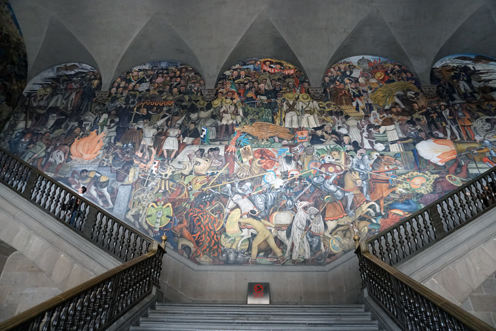 国立宮殿壁画　ディエゴ・リベラ作