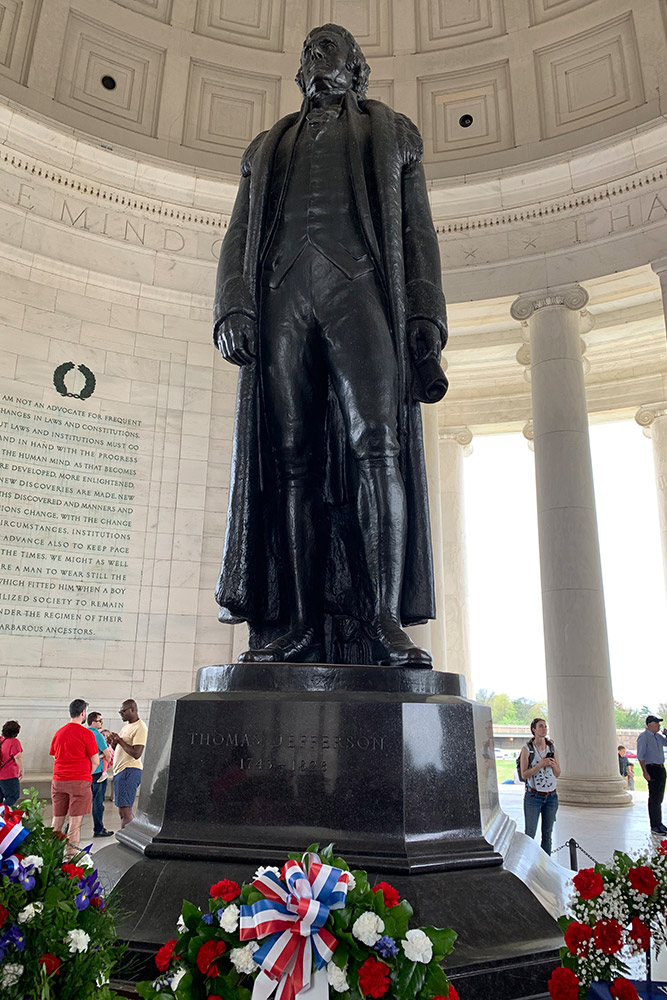 トーマス・ジェファーソン像