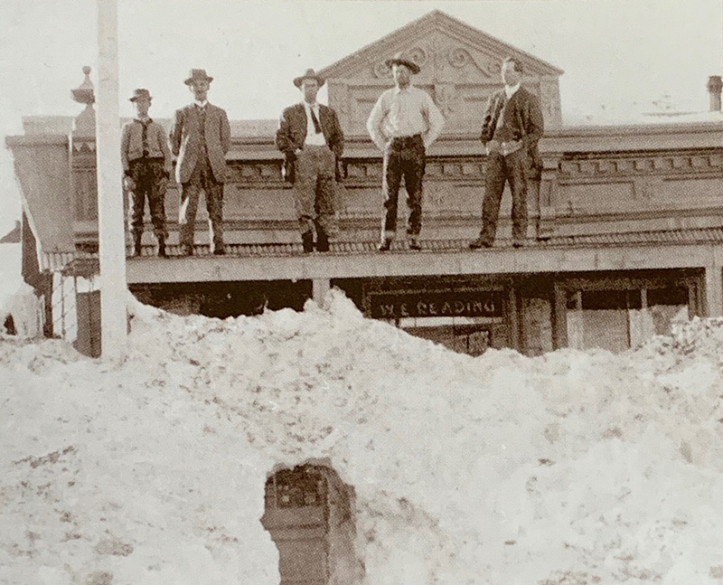 1911年3月の雪