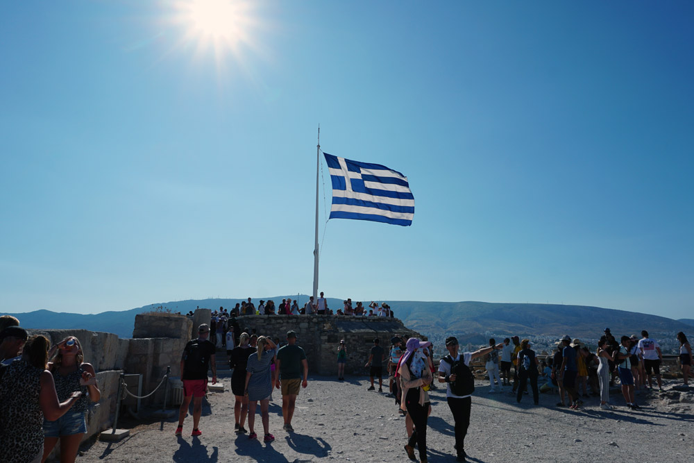 ギリシャ国旗 ビューポイント